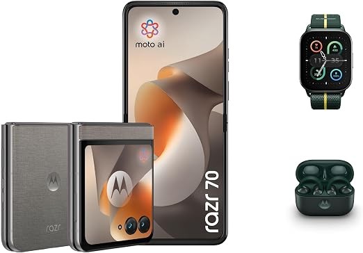 Motorola razr 70 (Flip-Phone, 6.90"/3.63"-FHD+, 50MP Camera, 8/256GB, 4800mAh, Android 16) Pantone