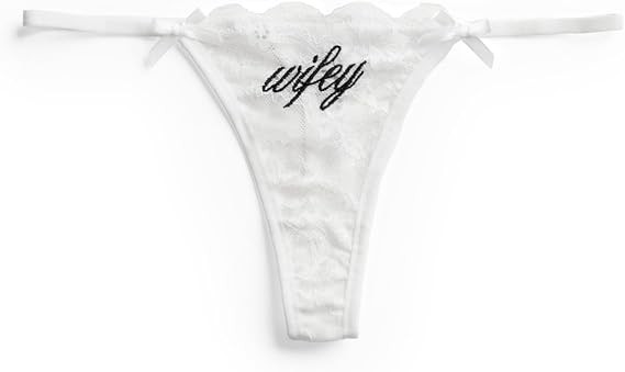 xo, Fetti Wifey Lace Thong | Bachelorette Party, Bride to Be, Bridal Shower Gift, Lingerie, Engagement, Wedding